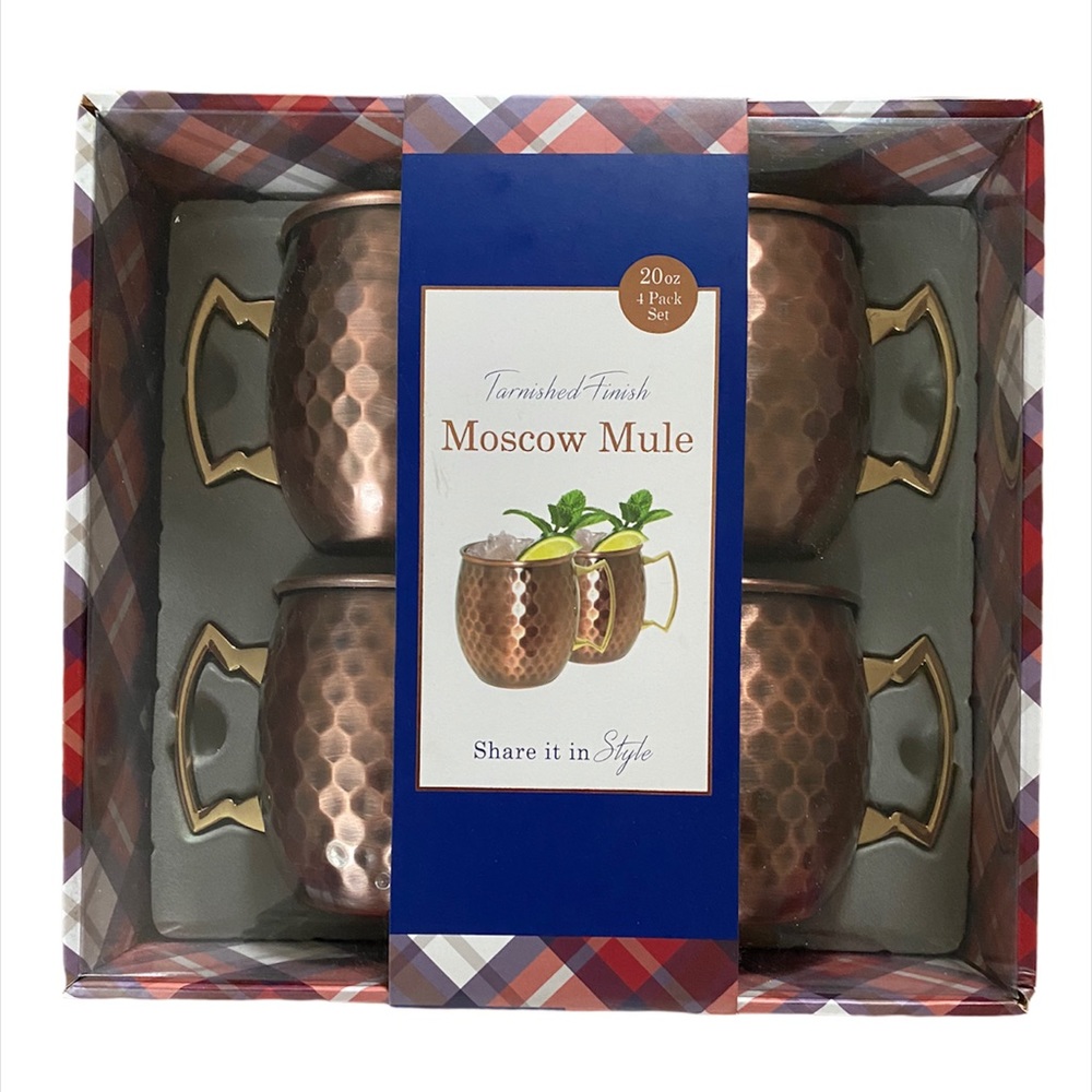 🧉NEW Moscow Mule Mugs 4 pack🧉